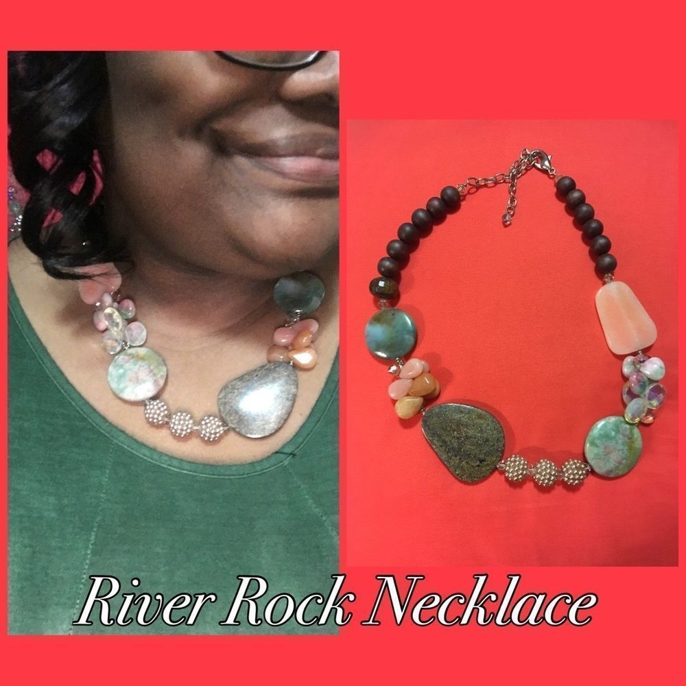 Coldwater Creek River Rock Necklace